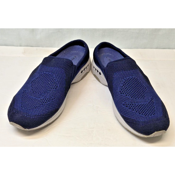 Easy Spirit Takeknit2 Shoe Blue Mules Size 7.5 - Picture 1 of 9